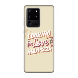 CaseCompany Pizza is the answer: Volledig geprint Samsung Galaxy S20 Ultra Hoesje