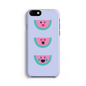 CaseCompany Smiley watermeloen: Volledig geprint iPhone SE 2020 Hoesje