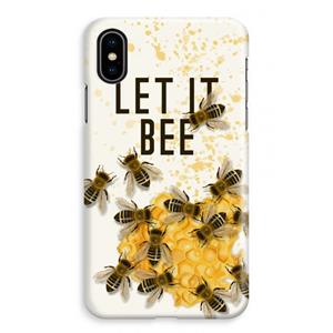 CaseCompany Let it bee: iPhone X Volledig Geprint Hoesje