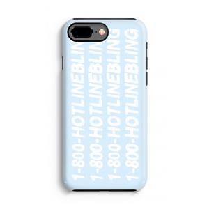 CaseCompany Hotline bling blue: iPhone 7 Plus Tough Case