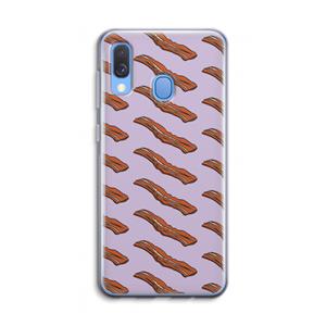 CaseCompany Bacon to my eggs #2: Samsung Galaxy A40 Transparant Hoesje