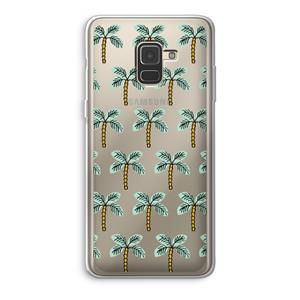 CaseCompany Paradise: Samsung Galaxy A8 (2018) Transparant Hoesje