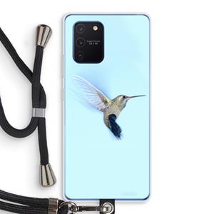 CaseCompany Kolibri: Samsung Galaxy Note 10 Lite Transparant Hoesje met koord