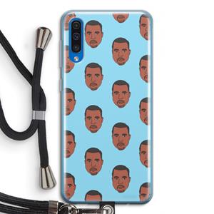 CaseCompany Kanye Call Me℃: Samsung Galaxy A50 Transparant Hoesje met koord