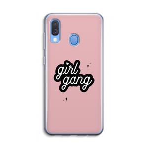 CaseCompany Girl Gang: Samsung Galaxy A40 Transparant Hoesje