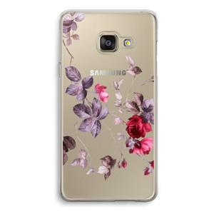 CaseCompany Mooie bloemen: Samsung A3 (2017) Transparant Hoesje