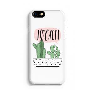 CaseCompany I love cacti: Volledig geprint iPhone SE 2020 Hoesje