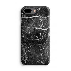 CaseCompany Zwart marmer: iPhone 7 Plus Tough Case