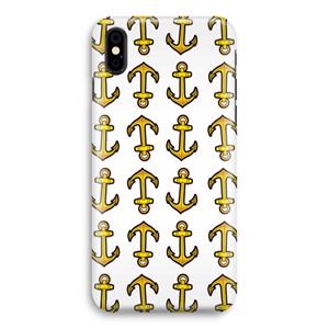 CaseCompany Musketon Anchor: iPhone Xs Volledig Geprint Hoesje