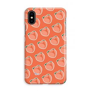 CaseCompany Just peachy: iPhone X Volledig Geprint Hoesje