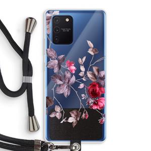 CaseCompany Mooie bloemen: Samsung Galaxy Note 10 Lite Transparant Hoesje met koord