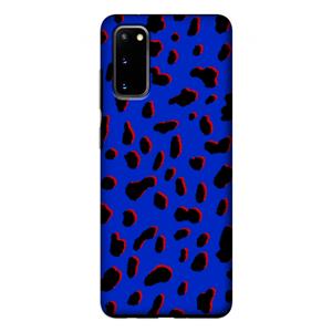 CaseCompany Blue Leopard: Samsung Galaxy S20 Tough Case