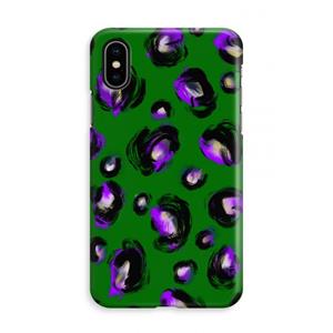CaseCompany Green Cheetah: iPhone X Volledig Geprint Hoesje