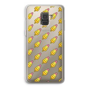 CaseCompany Waterijsjes: Samsung Galaxy A8 (2018) Transparant Hoesje