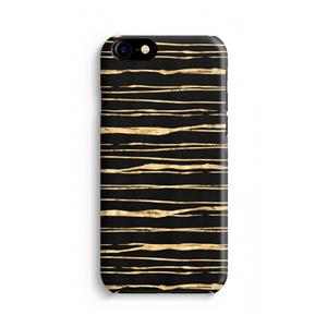 CaseCompany Gouden strepen: Volledig geprint iPhone SE 2020 Hoesje