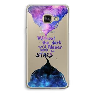 CaseCompany Stars quote: Samsung A3 (2017) Transparant Hoesje