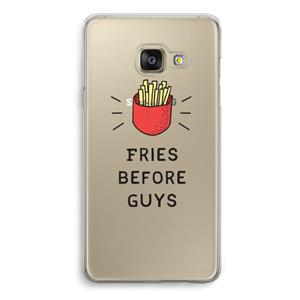 CaseCompany Fries before guys: Samsung A3 (2017) Transparant Hoesje