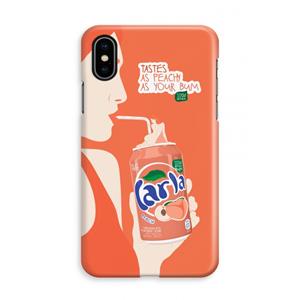CaseCompany Peach please!: iPhone X Volledig Geprint Hoesje