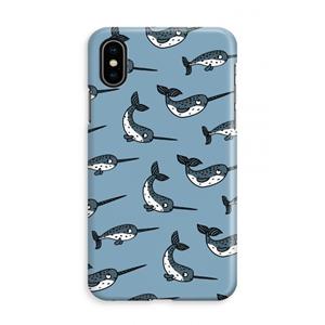 CaseCompany Narwhal: iPhone X Volledig Geprint Hoesje