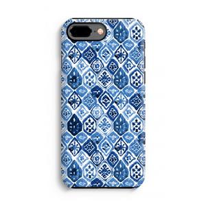 CaseCompany Blauw motief: iPhone 7 Plus Tough Case