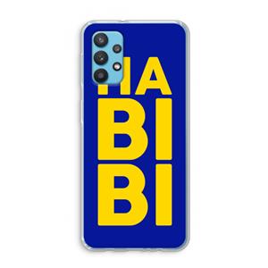 CaseCompany Habibi Blue: Samsung Galaxy A32 4G Transparant Hoesje