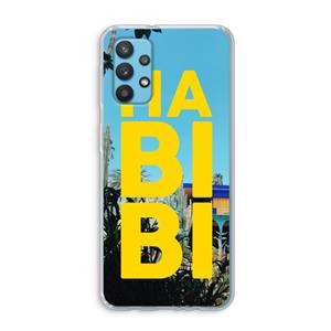 CaseCompany Habibi Majorelle : Samsung Galaxy A32 4G Transparant Hoesje