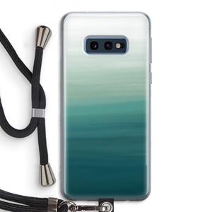 CaseCompany Ocean: Samsung Galaxy S10e Transparant Hoesje met koord