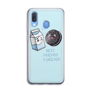 CaseCompany Best Friend Forever: Samsung Galaxy A40 Transparant Hoesje