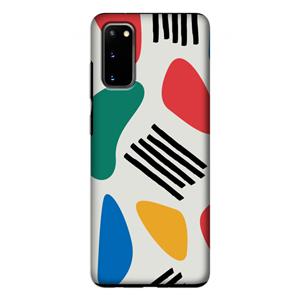 CaseCompany Illustratieve pop 1: Samsung Galaxy S20 Tough Case