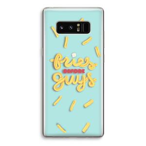 CaseCompany Always fries: Samsung Galaxy Note 8 Transparant Hoesje
