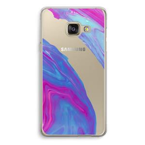 CaseCompany Zweverige regenboog: Samsung A3 (2017) Transparant Hoesje
