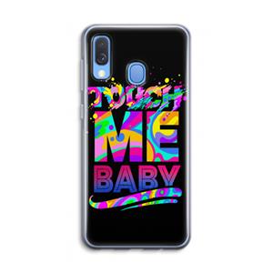 CaseCompany Touch Me: Samsung Galaxy A40 Transparant Hoesje