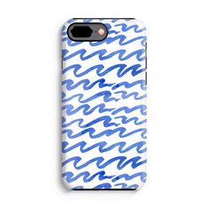CaseCompany Blauwe golven: iPhone 7 Plus Tough Case