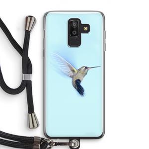 CaseCompany Kolibri: Samsung Galaxy J8 (2018) Transparant Hoesje met koord