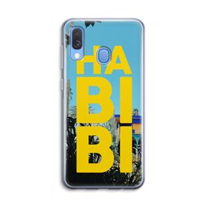 CaseCompany Habibi Majorelle : Samsung Galaxy A40 Transparant Hoesje