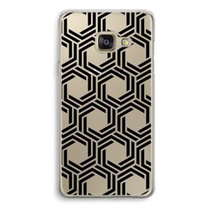 CaseCompany Geometrisch patroon: Samsung A3 (2017) Transparant Hoesje