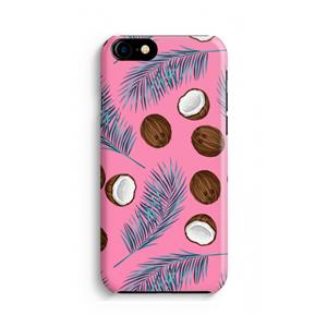 CaseCompany Kokosnoot roze: Volledig geprint iPhone SE 2020 Hoesje