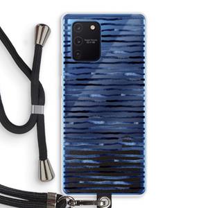 CaseCompany Verrassende lijnen: Samsung Galaxy Note 10 Lite Transparant Hoesje met koord