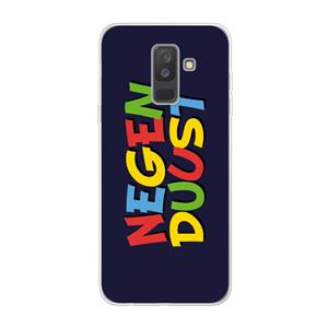 CaseCompany 90's One: Samsung Galaxy A6 Plus (2018) Transparant Hoesje