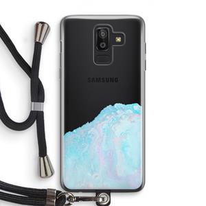 CaseCompany Fantasie pastel: Samsung Galaxy J8 (2018) Transparant Hoesje met koord
