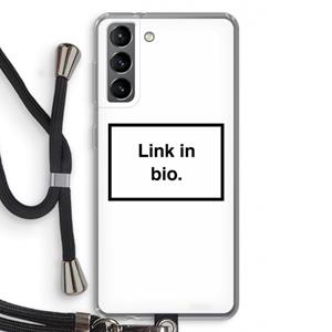 CaseCompany Link in bio: Samsung Galaxy S21 Transparant Hoesje met koord