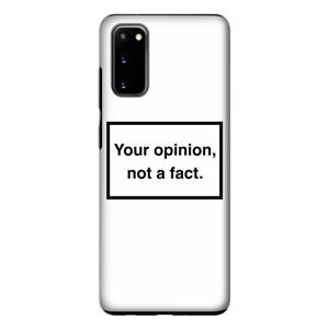 CaseCompany Your opinion: Samsung Galaxy S20 Tough Case