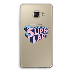 CaseCompany Superlady: Samsung A3 (2017) Transparant Hoesje