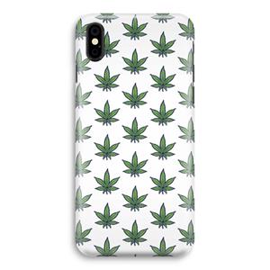 CaseCompany Weed: iPhone Xs Volledig Geprint Hoesje