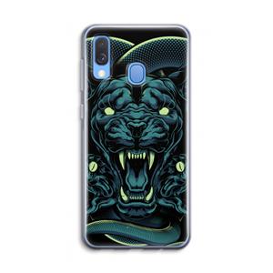 CaseCompany Cougar and Vipers: Samsung Galaxy A40 Transparant Hoesje