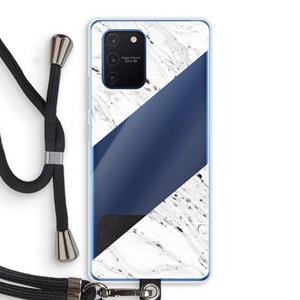 CaseCompany Biggest stripe: Samsung Galaxy Note 10 Lite Transparant Hoesje met koord