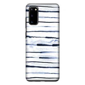 CaseCompany Ink Stripes: Samsung Galaxy S20 Tough Case