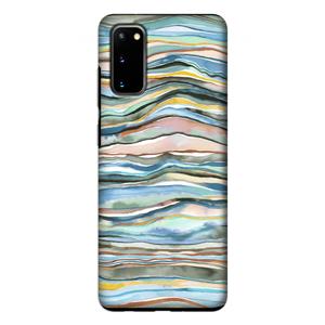 CaseCompany Watercolor Agate: Samsung Galaxy S20 Tough Case