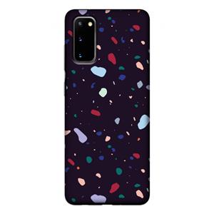 CaseCompany Dark Rounded Terrazzo: Samsung Galaxy S20 Tough Case