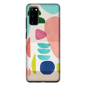 CaseCompany Bold Rounded Shapes: Samsung Galaxy S20 Tough Case